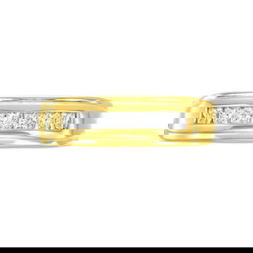 True Romance Princess Diamond Channel Wedding Band
