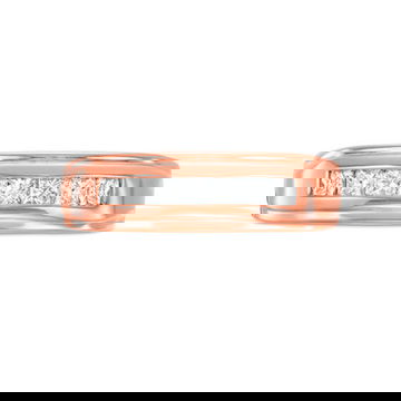 True Romance Princess Diamond Channel Wedding Band