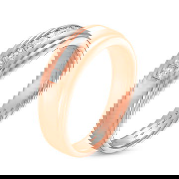 True Romance Princess Diamond Channel Wedding Band
