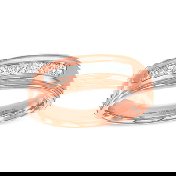 True Romance Princess Diamond Channel Wedding Band