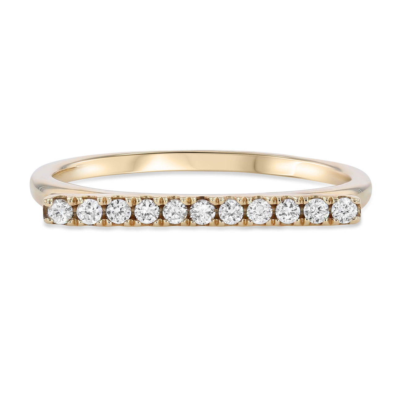 Straight Bar Diamond Band