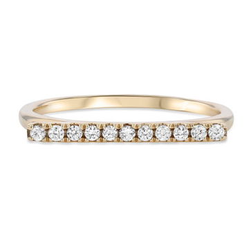 Straight Bar Diamond Band