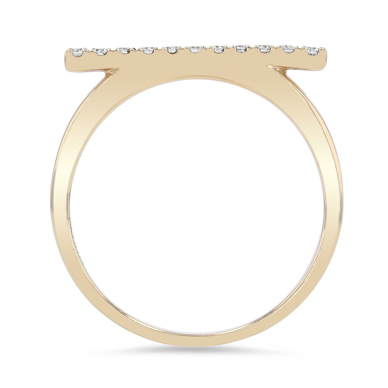 Straight Bar Diamond Band