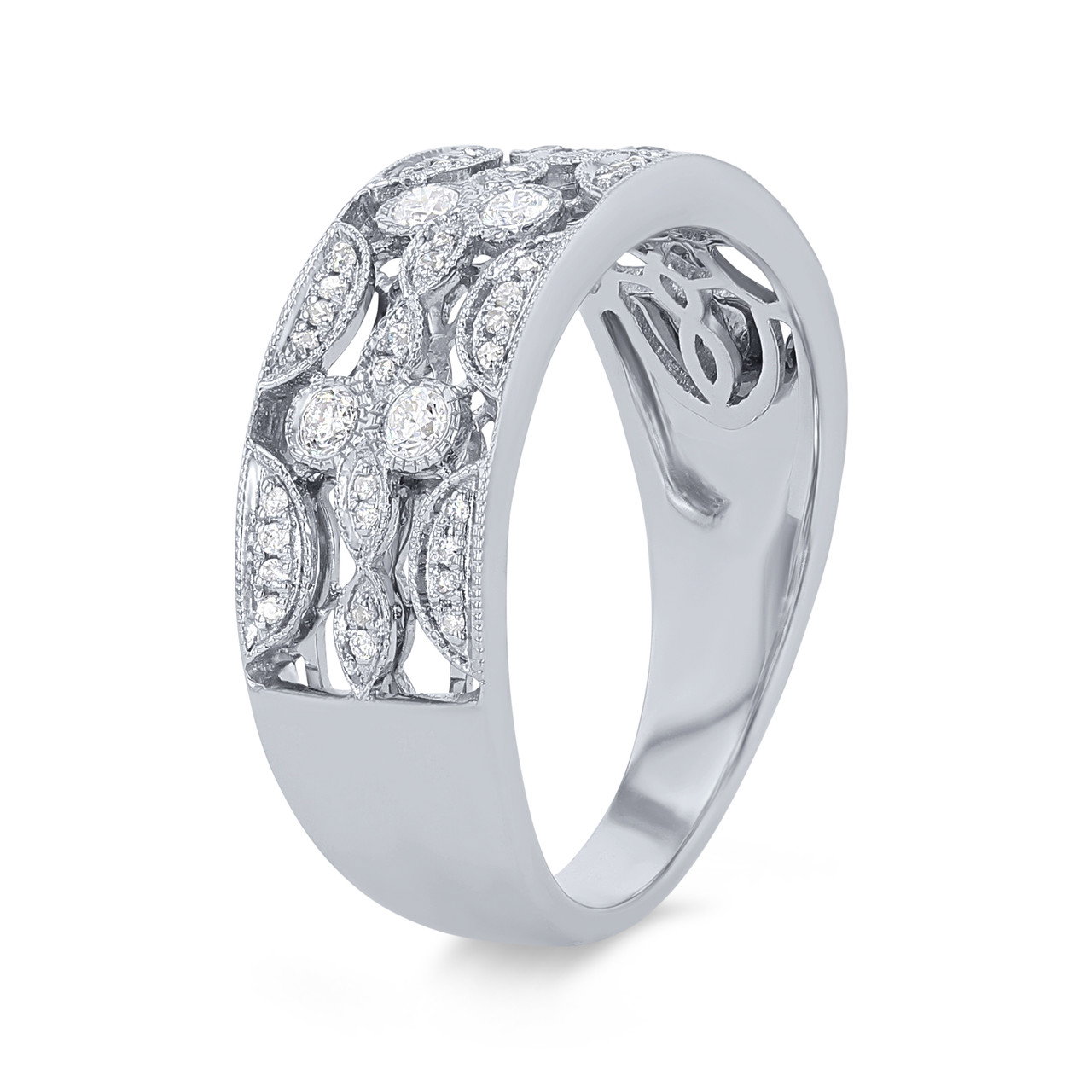 Vintage Inspired Diamond Band 1