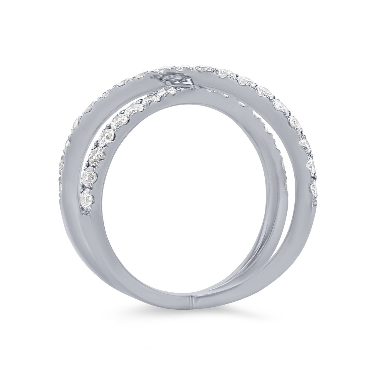 Diamond "X" Design Ring 2
