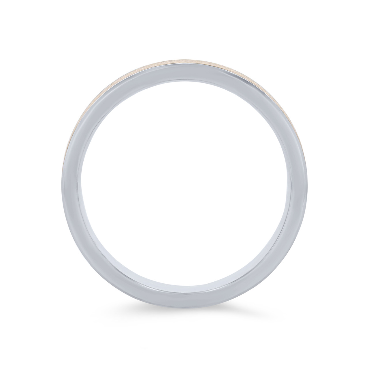 Wire Matte Bevel Edge 6mm Wedding Band