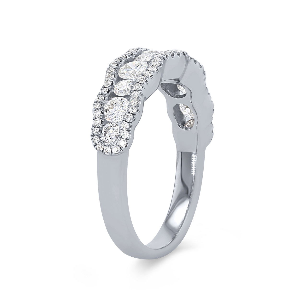 Alternating Wave Diamond Band