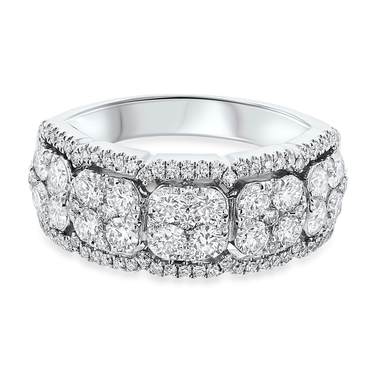 Diamond Cluster Fashion Ring