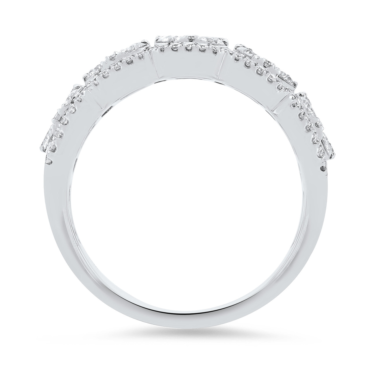 Diamond Cluster Fashion Ring 3