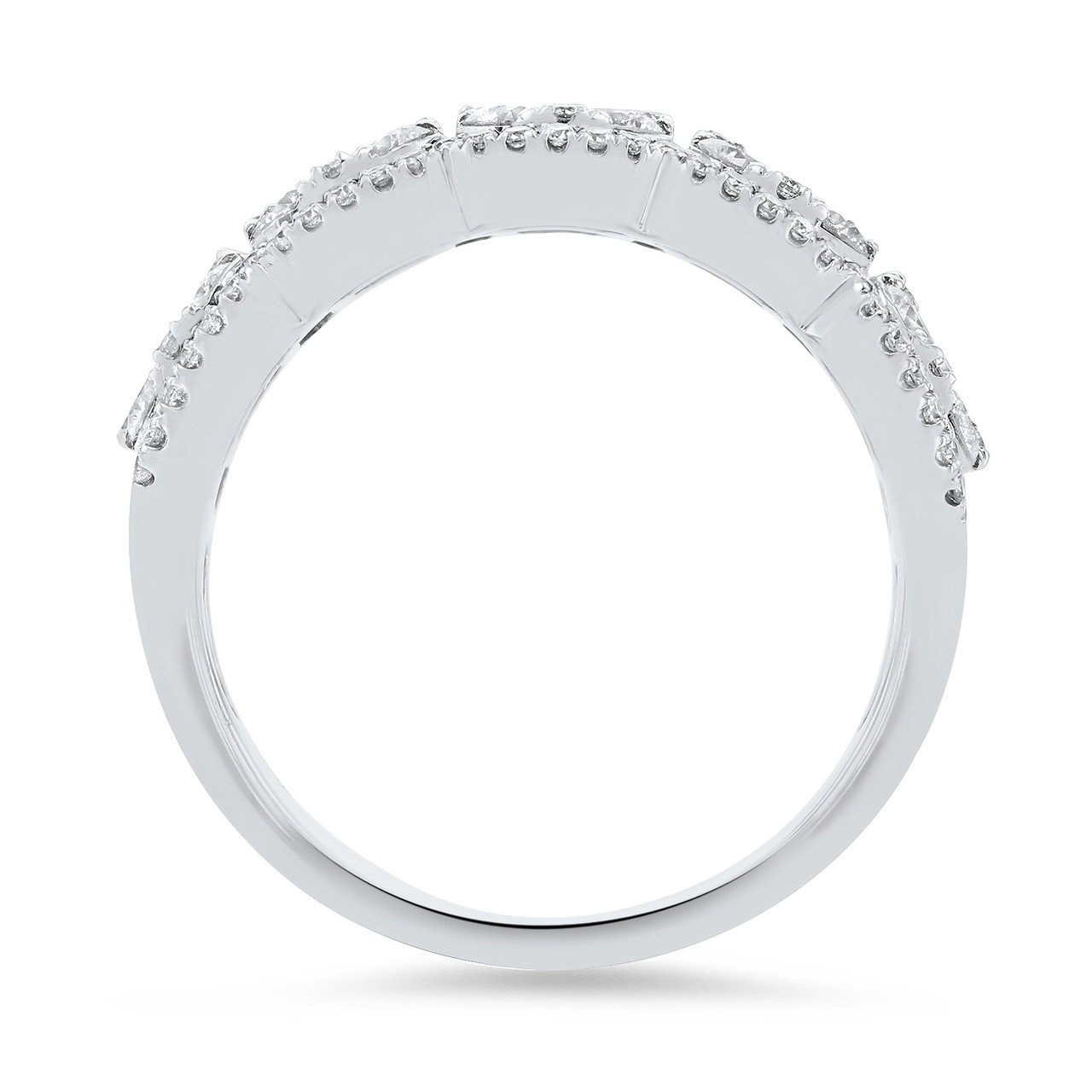 Diamond Cluster Fashion Ring 3