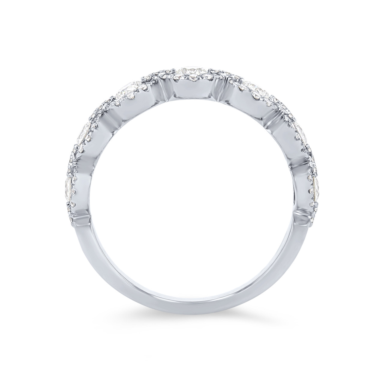 Halo Diamond Band