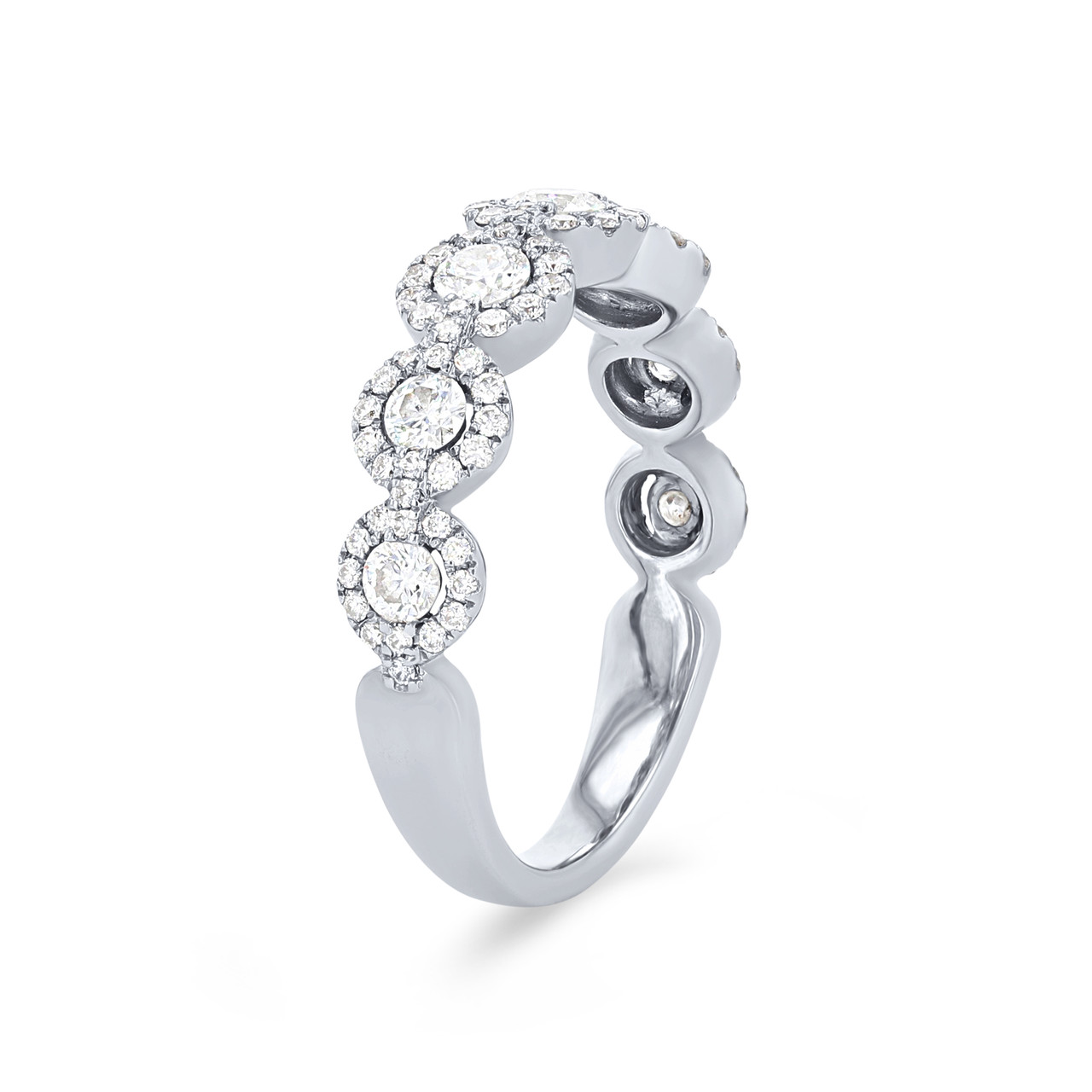 Halo Diamond Band