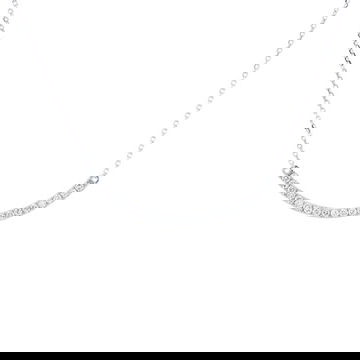 Diamond Curved Bar Pendant