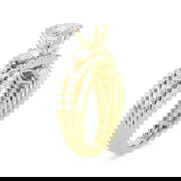 Woven Twist Engagement Setting