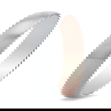 Two Tone Inlay 6mm Wedding Band 1