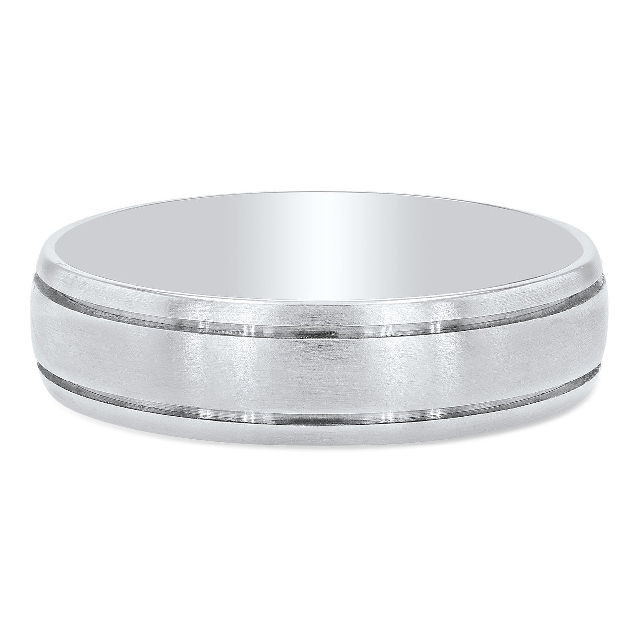 Matte Groove 6mm Wedding Band