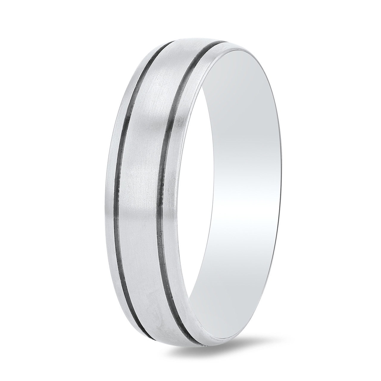 Matte Groove 6mm Wedding Band
