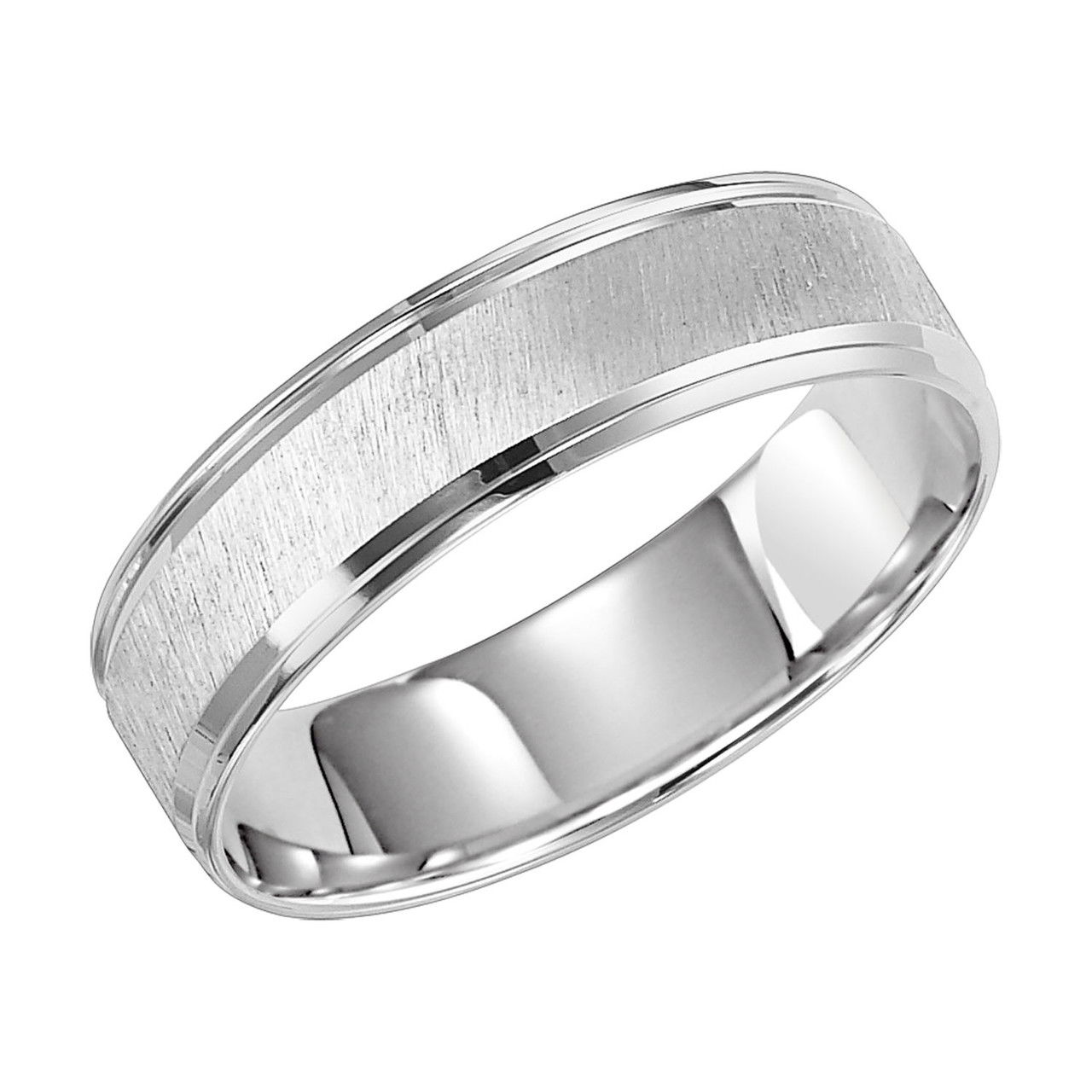 Matte Shimmer 6mm Wedding Band