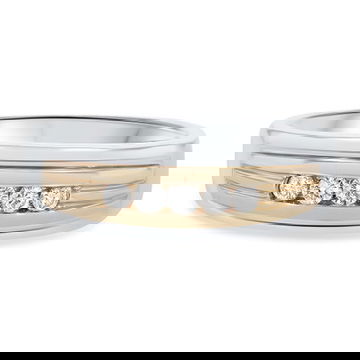 True Romance Channel Set Diamond Wedding Band