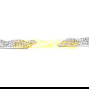 Petite Twist Diamond Wedding Band by Diamonds Direct Designs 4