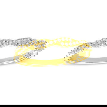 Petite Twist Diamond Wedding Band by Diamonds Direct Designs 12