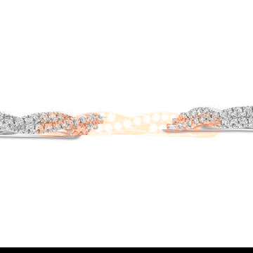 Petite Twist Diamond Wedding Band by Diamonds Direct Designs 2