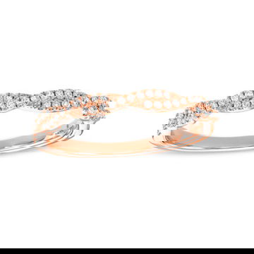 Petite Twist Diamond Wedding Band by Diamonds Direct Designs 15