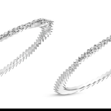 Petite Twist Diamond Wedding Band by Diamonds Direct Designs 9