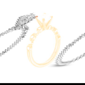 Alternating Marquise Frame Milgrain Engagement Setting by Diamonds Direct Designs 11