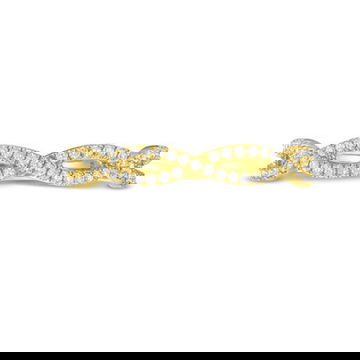 Petite Open Twist Full Diamond Wedding Band by Diamonds Direct Designs 3