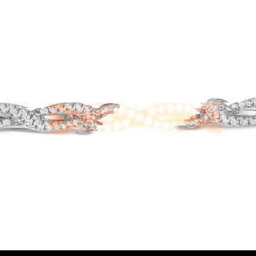 Petite Open Twist Full Diamond Wedding Band by Diamonds Direct Designs 4