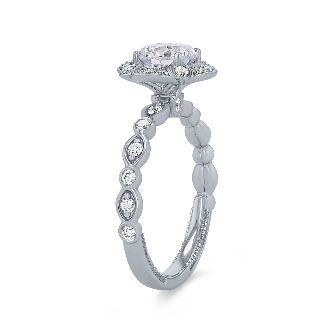 Verragio Renaissance Fiore Halo Engagement Setting
