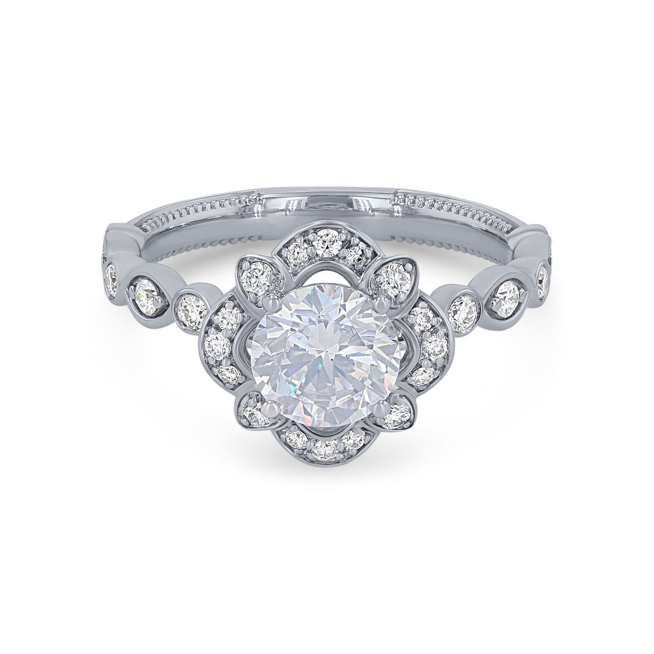Verragio Renaissance Fiore Halo Engagement Setting