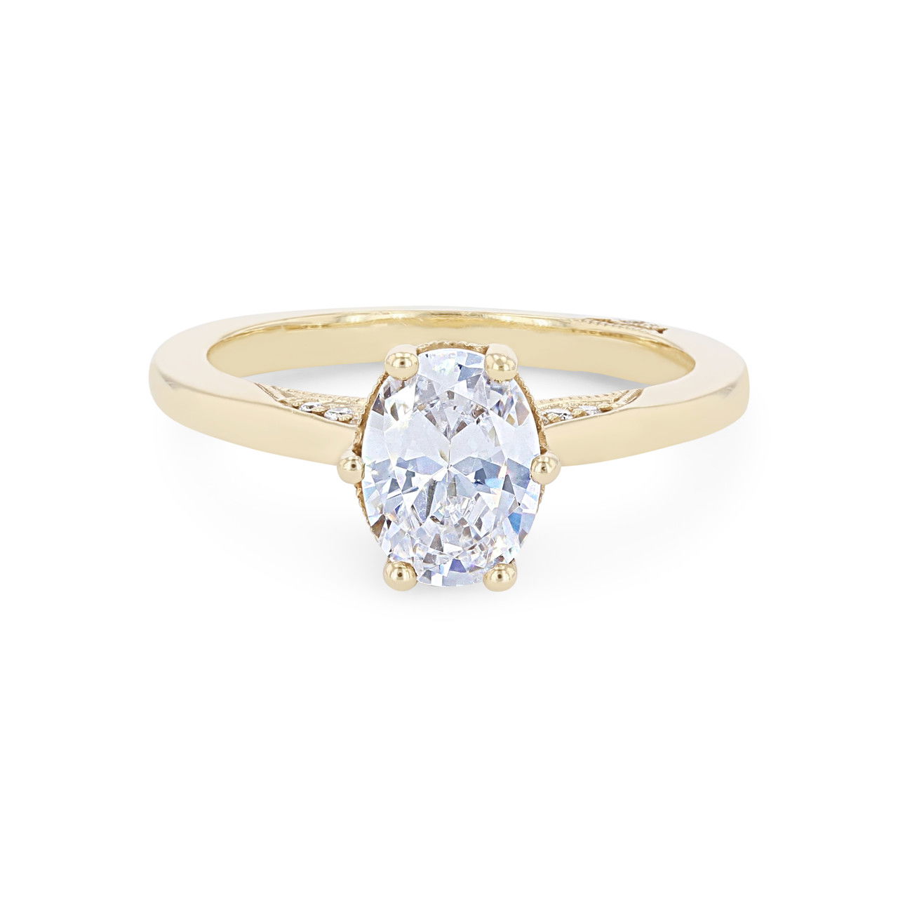 Simply Tacori Six Prong Oval Engagement Setting