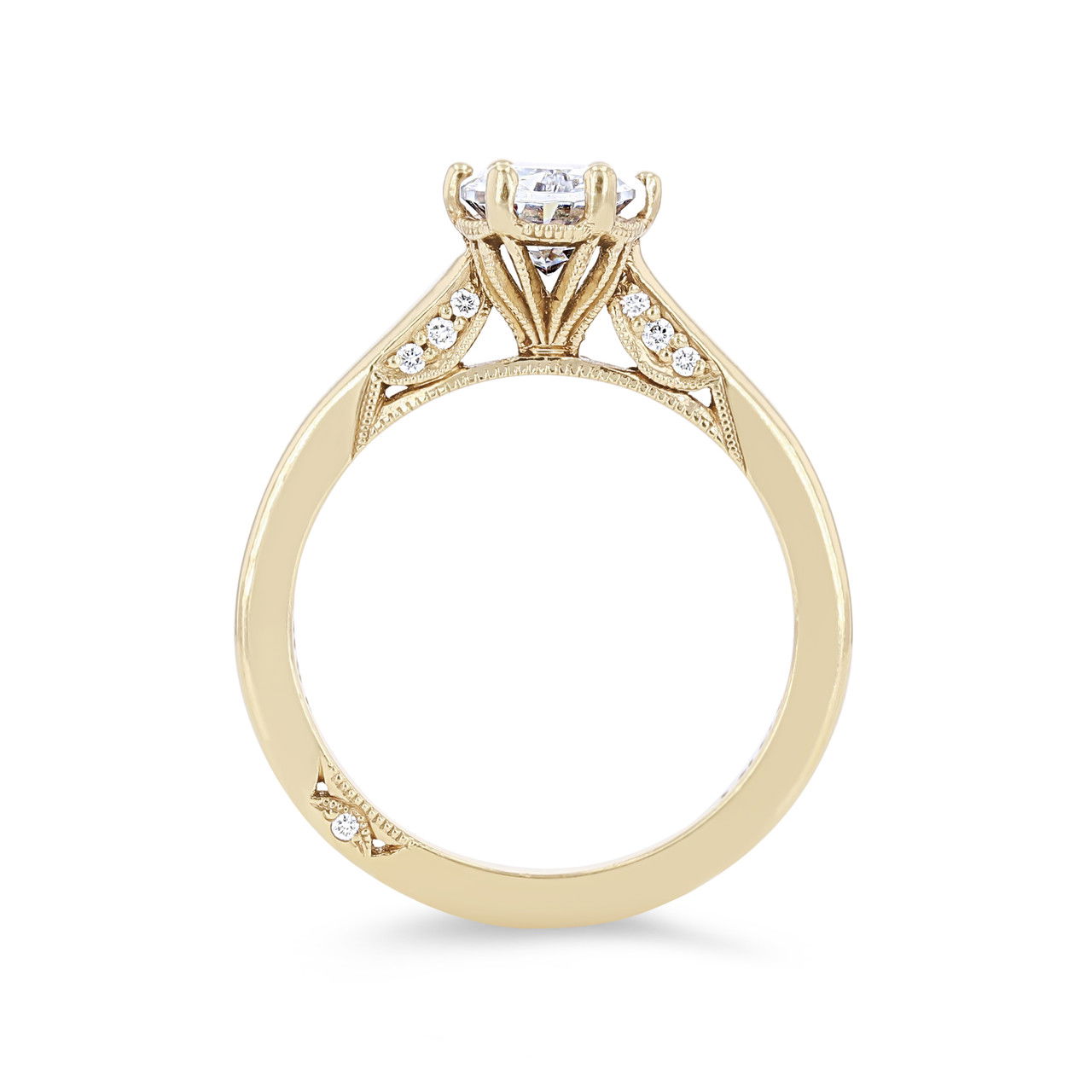 Simply Tacori Six Prong Oval Engagement Setting