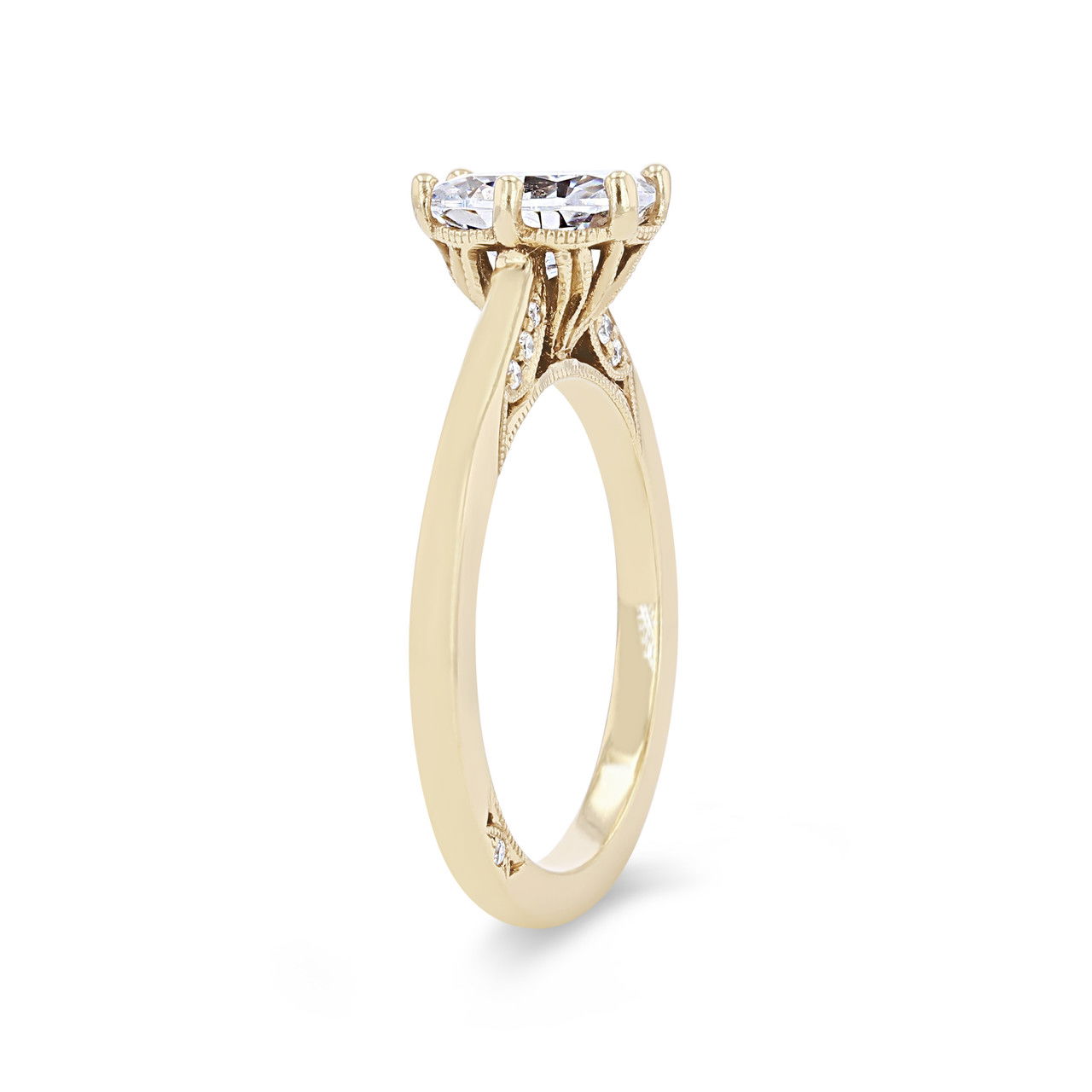 Simply Tacori Six Prong Oval Engagement Setting