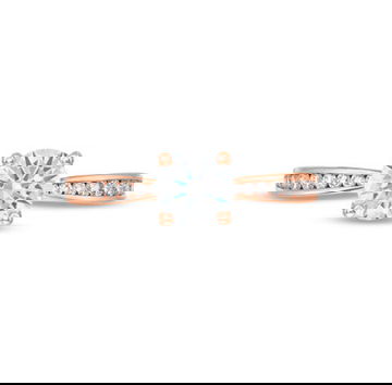 Channel Diamond Tapered Engagement Setting by Diamonds Direct Designs 3
