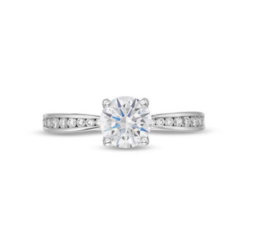 Channel Diamond Tapered Engagement Setting by Diamonds Direct Designs 2