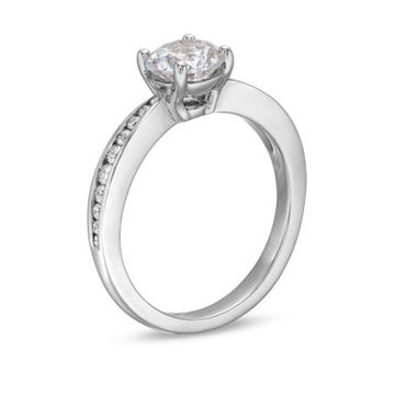 Channel Diamond Tapered Engagement Setting by Diamonds Direct Designs 6