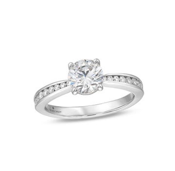 Channel Diamond Tapered Engagement Setting by Diamonds Direct Designs 9