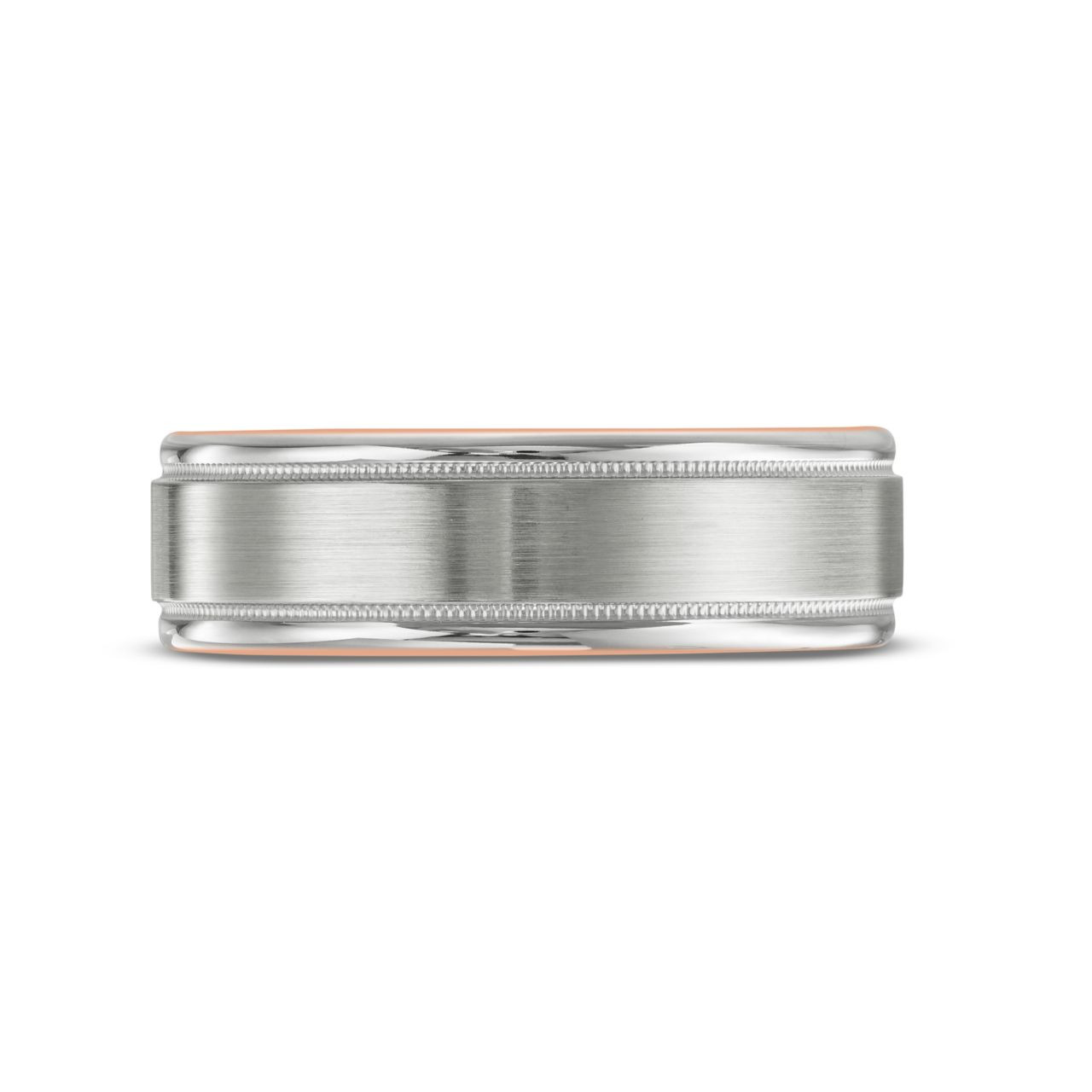 Verragio Matte Milgrain 7mm Wedding Band 0