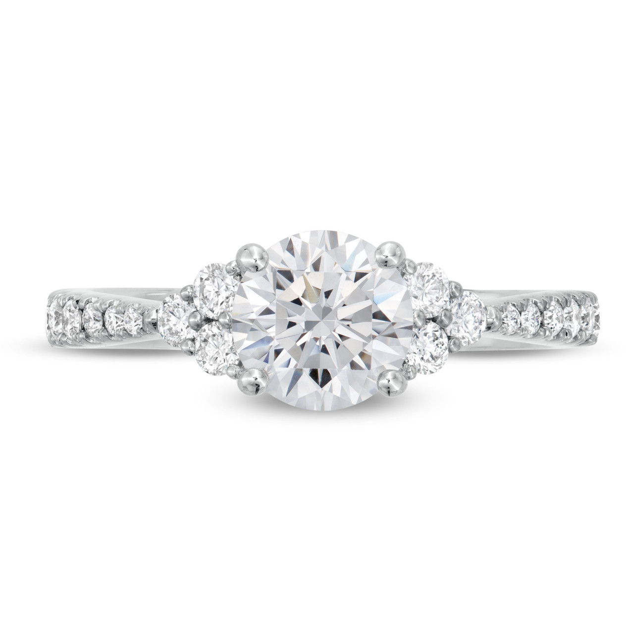 Diamond Cluster Engagement Setting by Adorette
