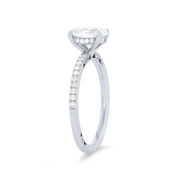 Simply Tacori Classic Engagement Setting In Platinum