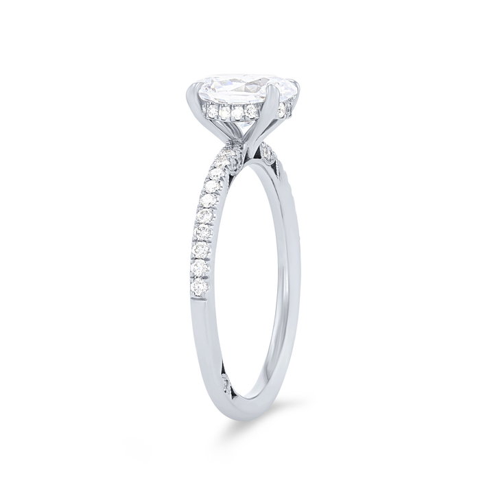 Simply Tacori Classic Engagement Setting In Platinum