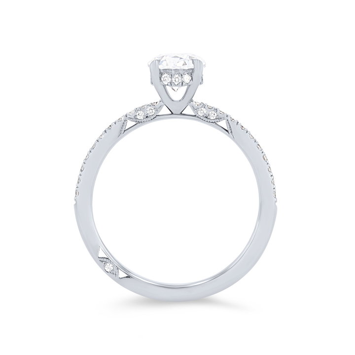 Simply Tacori Classic Engagement Setting In Platinum