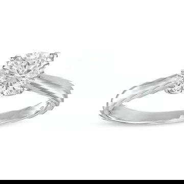 Solitaire 2.5mm Cathedral Tapered Engagement Setting by Diamonds Direct Designs 13