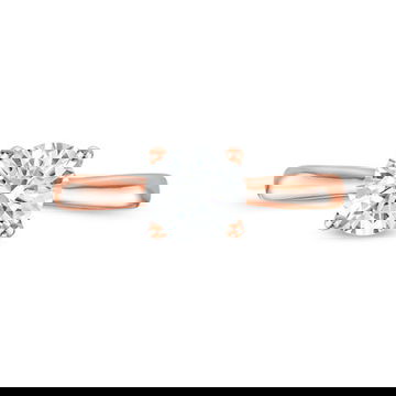 Solitaire 2.5mm Cathedral Tapered Engagement Setting by Diamonds Direct Designs 4