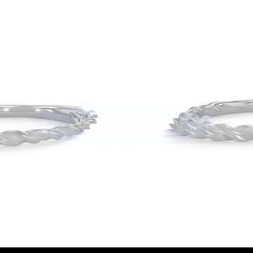 Artcarved Petite Rope Wedding Band 0