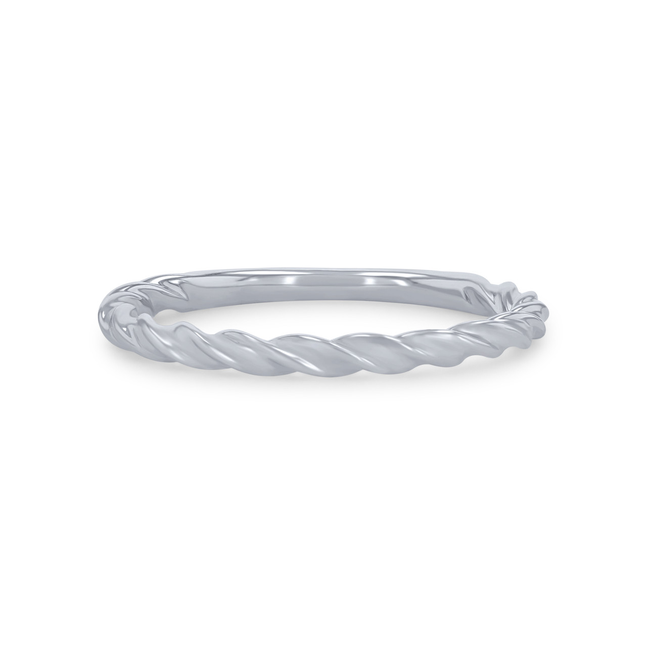 Artcarved Petite Rope Wedding Band 0