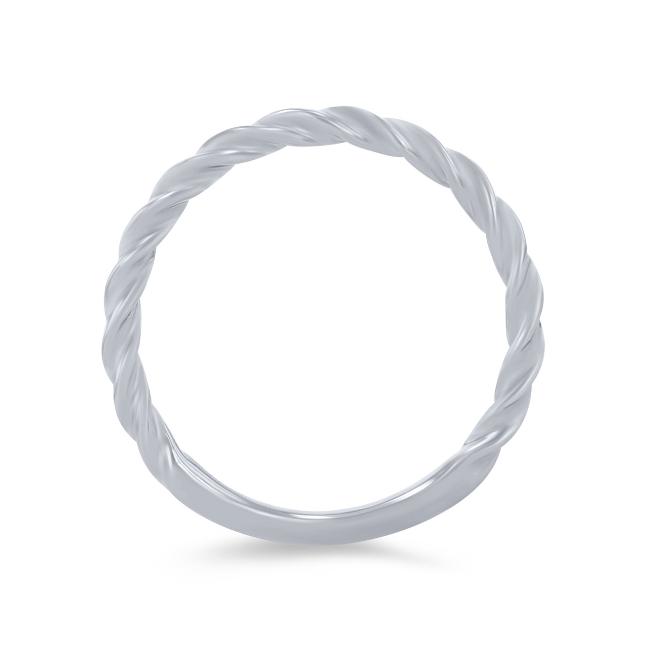 Artcarved Petite Rope Wedding Band 2